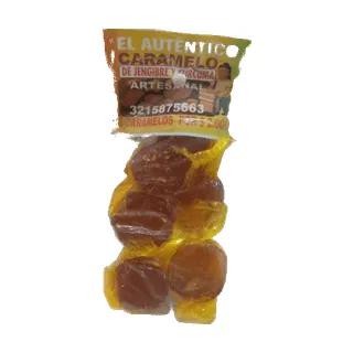 Caramelo de Jengibre y Curcuma