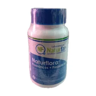 Probióticos y Probióticos Naturflora 60 cap