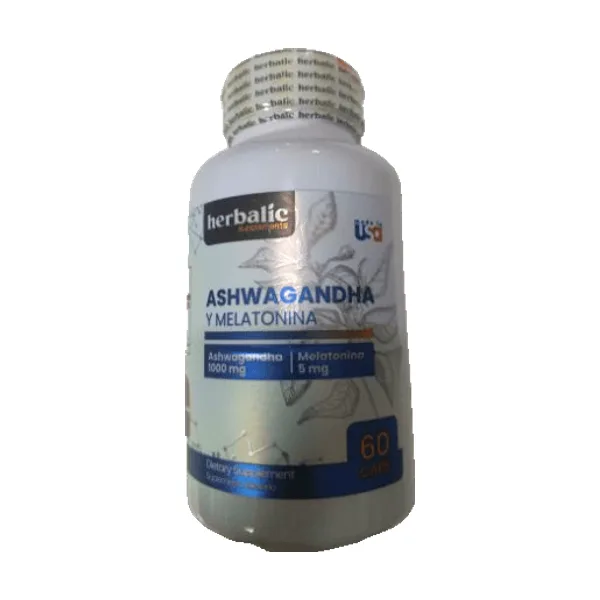 Ashwagandha y Melatonina 60cap (Herbalic)