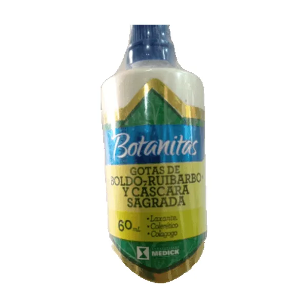 Gotas Boldo-Ruibarbo y Cascara Sagrada (Botanitas)