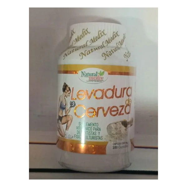 Levadura de Cerveza 100caps (Natural Medic)