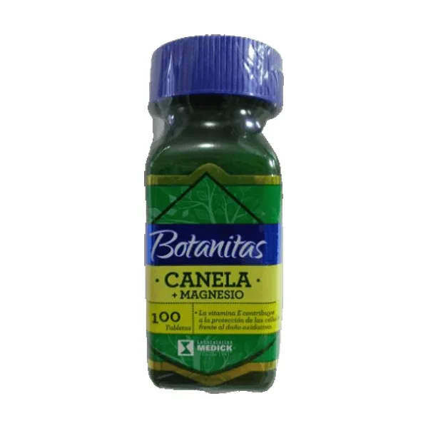 Canela+Magnesio (Botanitas) 100caps