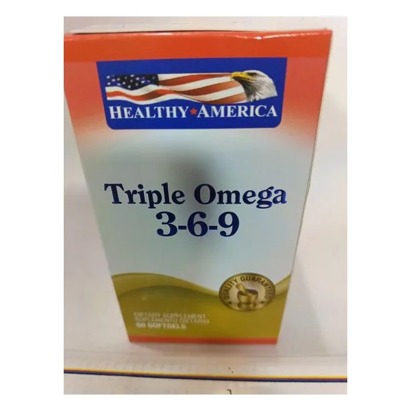 Triple Omega 3,6,9 60caps (Healthy América)