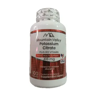Potassium Citrate 100caps (Mountain-Valley)